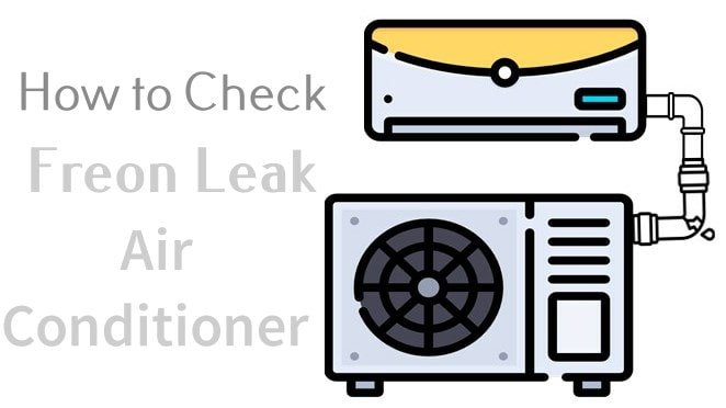 how to check for freon leak in home ac