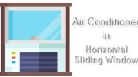 how to install portable air conditioner in horizontal sliding window