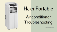 haier portable air conditioner troubleshooting