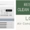 how to reset clean filter on lg air conditioner