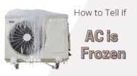 how to tell if ac is frozen