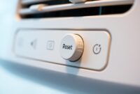 air conditioner reset button keeps tripping