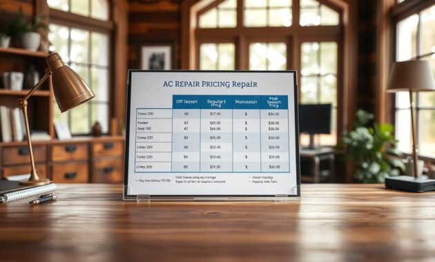 AC Repair Seasonal Pricing AC Repair Seasonal Pricing