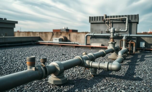 Rooftop HVAC Condensate Drain Piping Rooftop HVAC Condensate Drain Piping