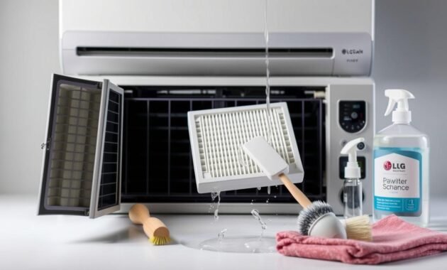 LG Air Conditioner Filter Cleaning Process LG Air Conditioner Filter Cleaning Process