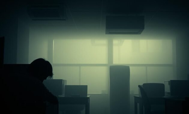 Sick Building Syndrome Illustration Sick Building Syndrome Illustration